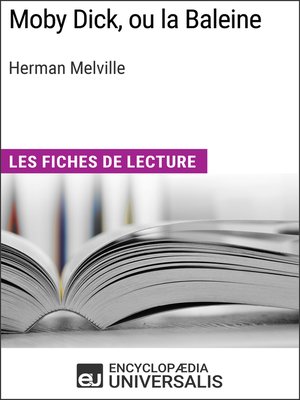 cover image of Moby Dick, ou la Baleine d'Herman Melville